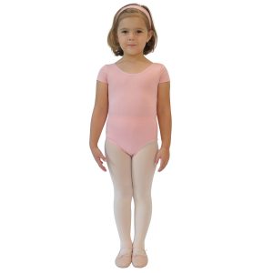 girls short sleeve leotard