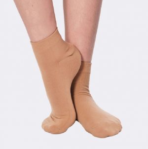 tan dance socks