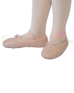 Natalia Johnson - Leather Ballet Shoes (Pink) - Full Sole