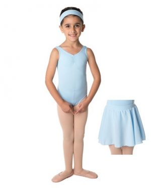 girls blue ballet outfit