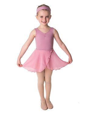 STUDIO RANGE WRAP Skirt - Dusty Pink 6-8 years-0