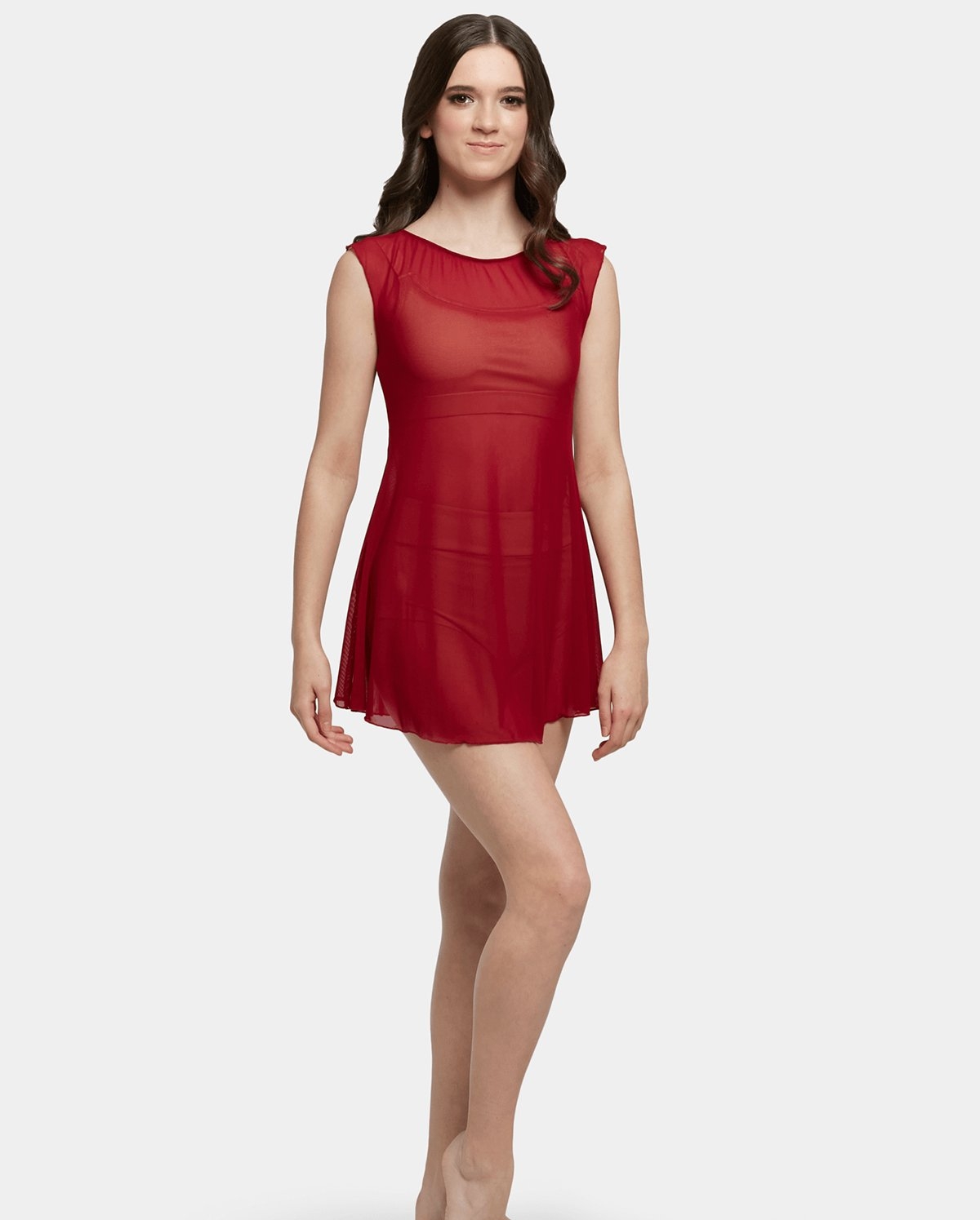 Mesh Slip Dress - Adult Sizes-39785 Mesh Slip Dress - Adult Sizes-39785