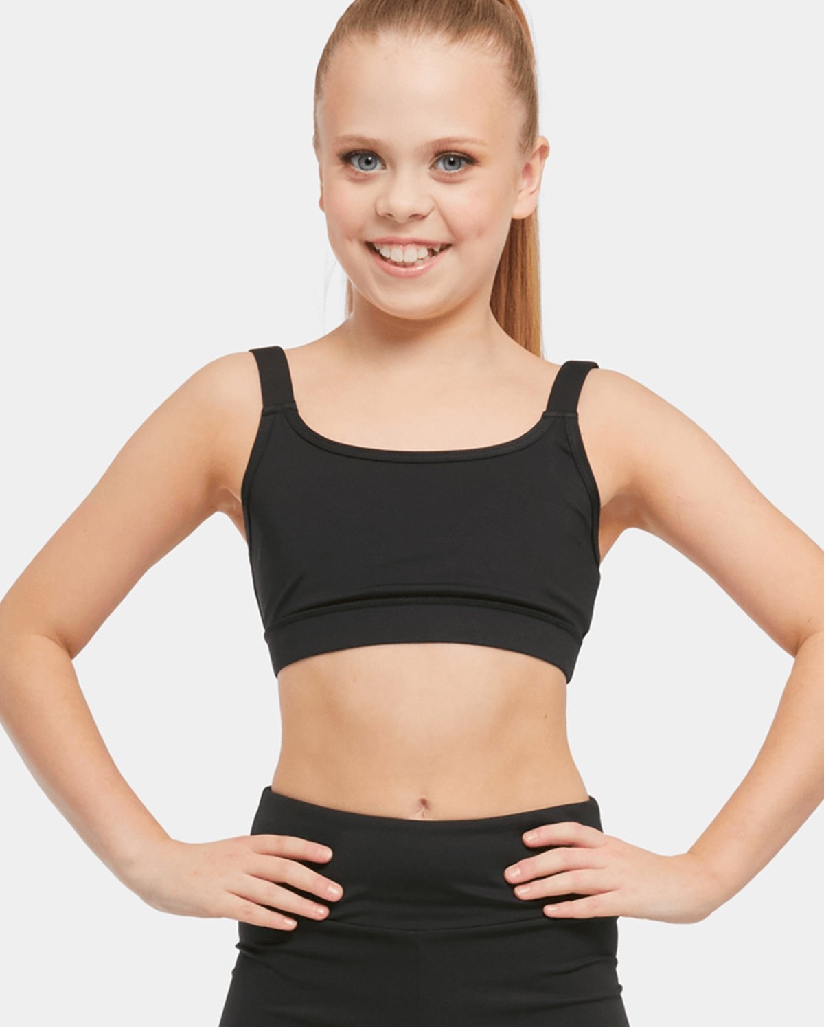 Performance Crop Top - Child Sizes-0 Performance Crop Top