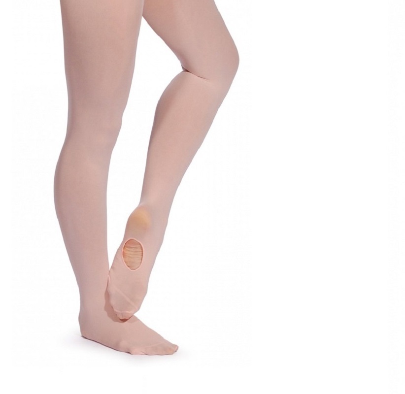 Ballet pink convertible tights square flip