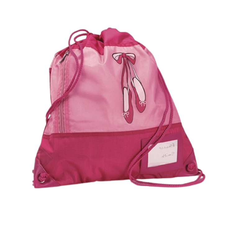 Dance drawstring bag square flip