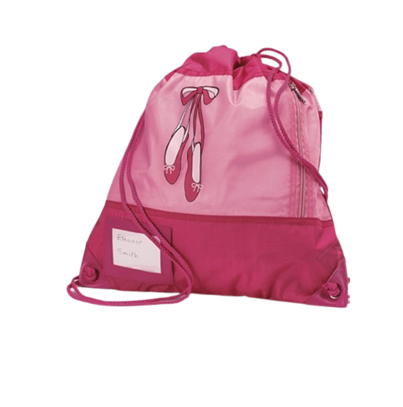 Dance drawstring bag square