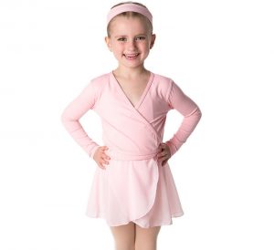 Girls Tactel Ballet Wrap Crossover