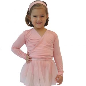 girls ballet crossover cardigan