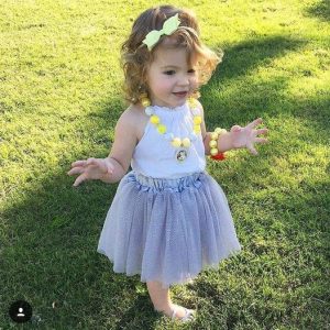 GiggleMePink Classic tutu in silver