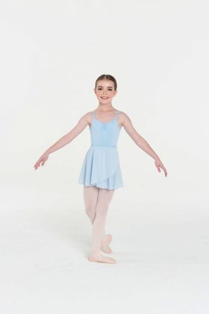 STUDIO RANGE Adult's Tactel Wrap Skirt - Pale Blue AL (12) - One off